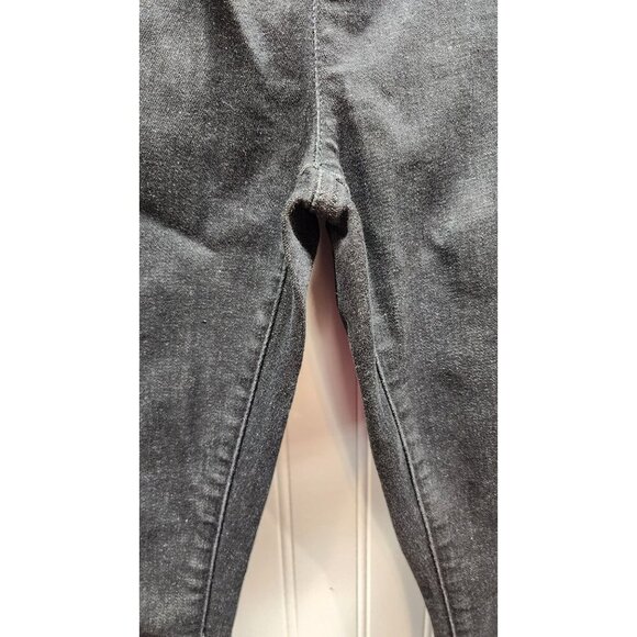 EILEEN FISHER Black Denim Skinny Jeans With Elastic Waistband - Picture 4 of 13